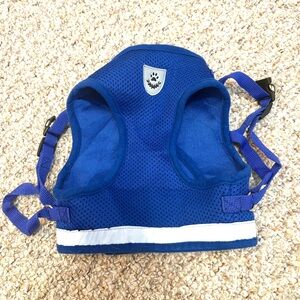 Blue Adjustable Reflective Dog Harness NEW